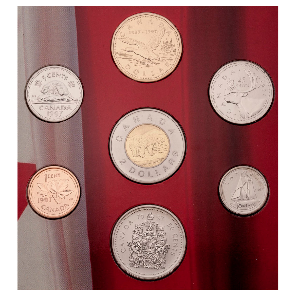 1997 'Oh Canada!' Uncirculated Year Set