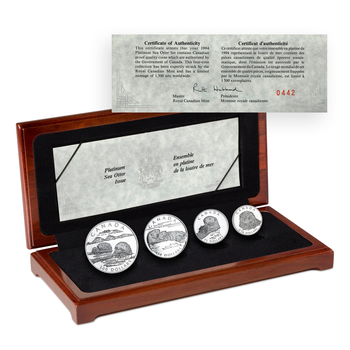 1994 Sea Otter Proof Platinum Set