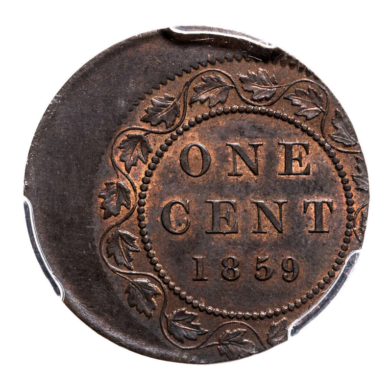 1 cent 1859 Narrow 9 Mint Error PCGS MS-62