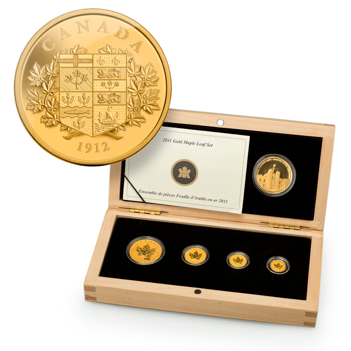2011 Gold Maple Leaf - Pure Gold Coin Set