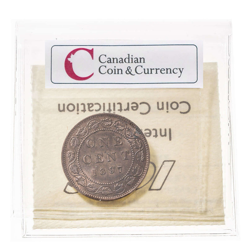 1 cent 1897 ICCS MS-64