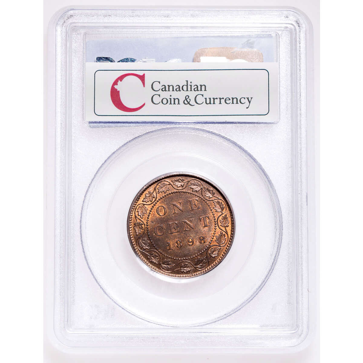 1 cent 1898H PCGS MS-65