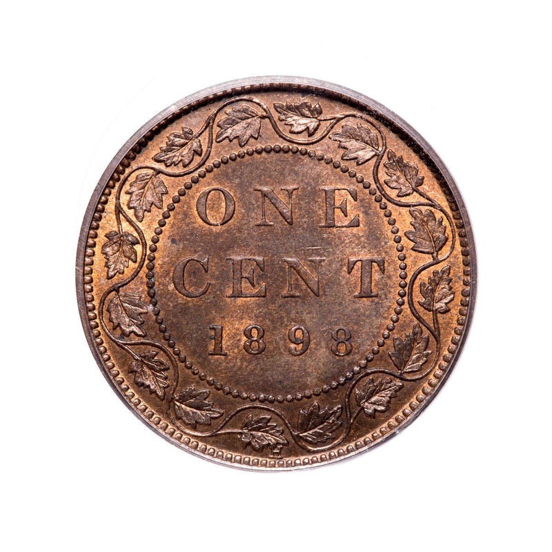 1 cent 1898H PCGS MS-65