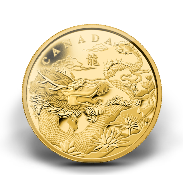 2012 The Year of the Dragon - Pure Gold Fractional Set
