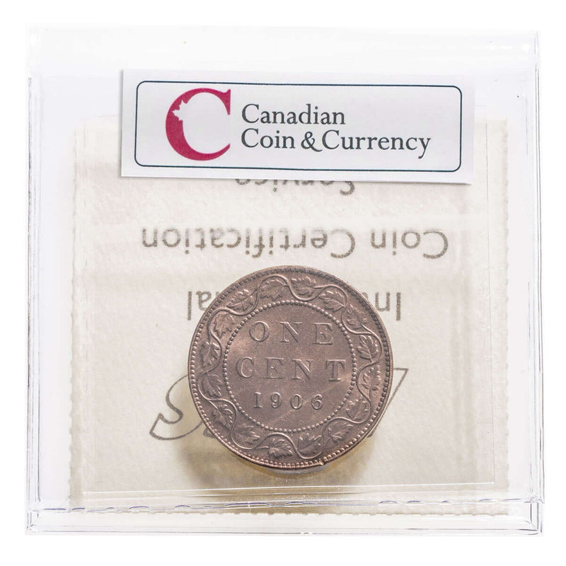 1 cent 1906  ICCS MS-64