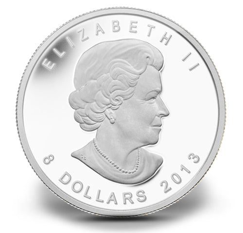 2013 $8 Polar Bear - Pure Silver Coin
