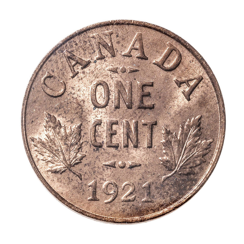1 cent 1921  ICCS MS-64