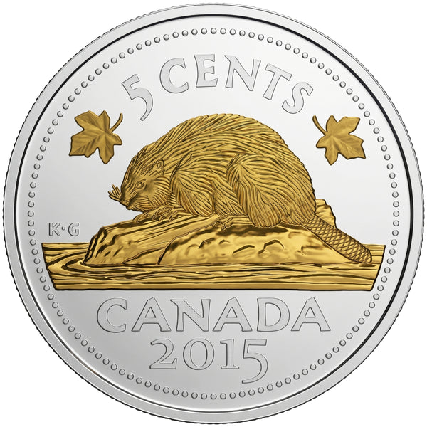 加藤美奈/Final Beauty　特典シール９枚付き、アンケ付き 2015 5c Legacy of the Canadian Nickel: The Beaver - Pure Silver Coin