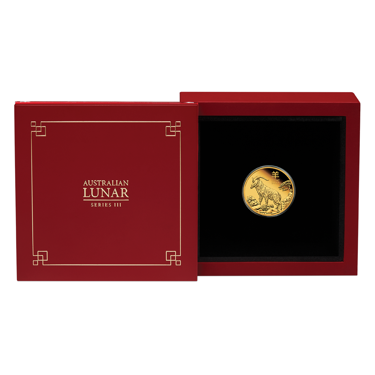 2027 $15 Australian Lunar Series: Year of the Goat - Pure Gold Coin