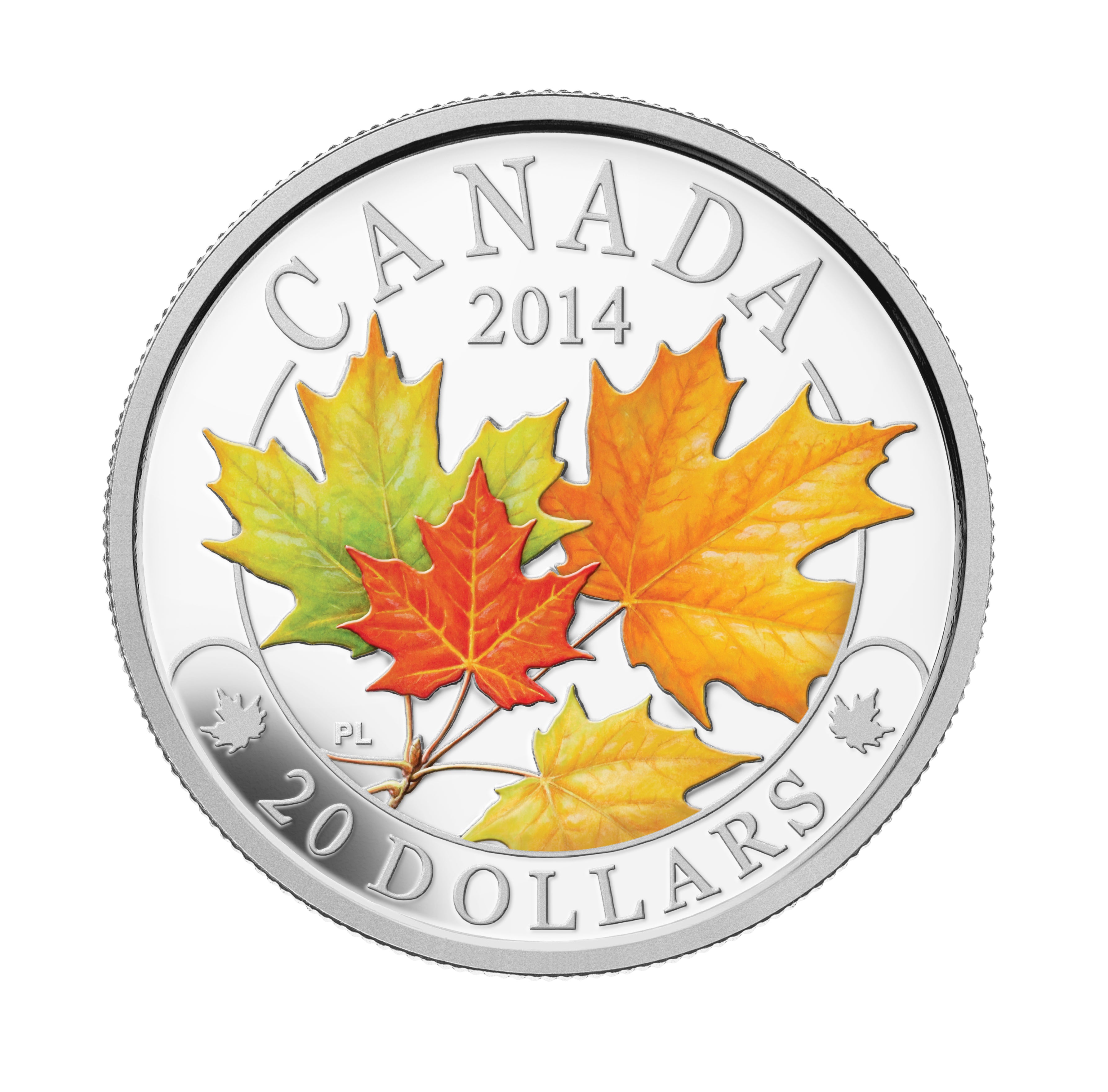 2014 $20 Majestic Maple Leaves - 3 Coin Fine Silver Set