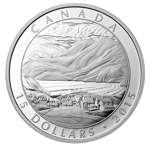 2015 $15 Franklin Carmichael, 125th Anniversary - Pure Silver 3-Coin Set