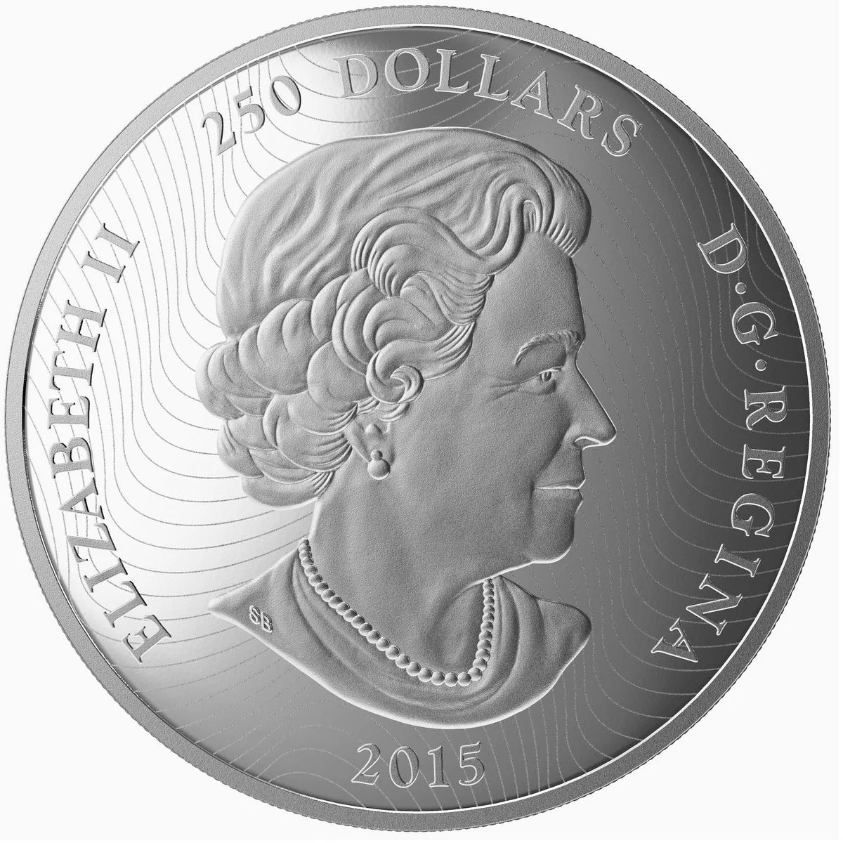 2015 $250 Maple Leaf Forever Hologram - Pure Silver Kilo Coin