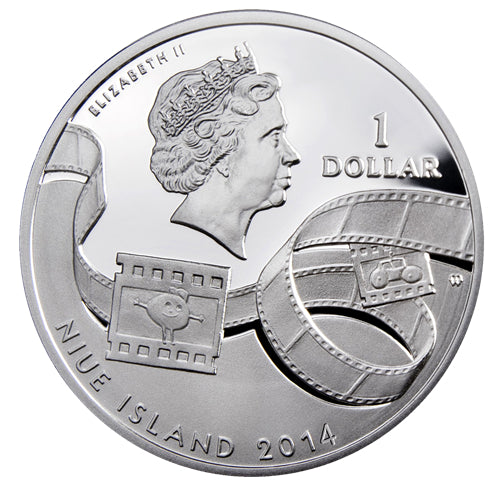 2014 $1 Cartoon Characters: The Flintstones - Sterling Silver Coin