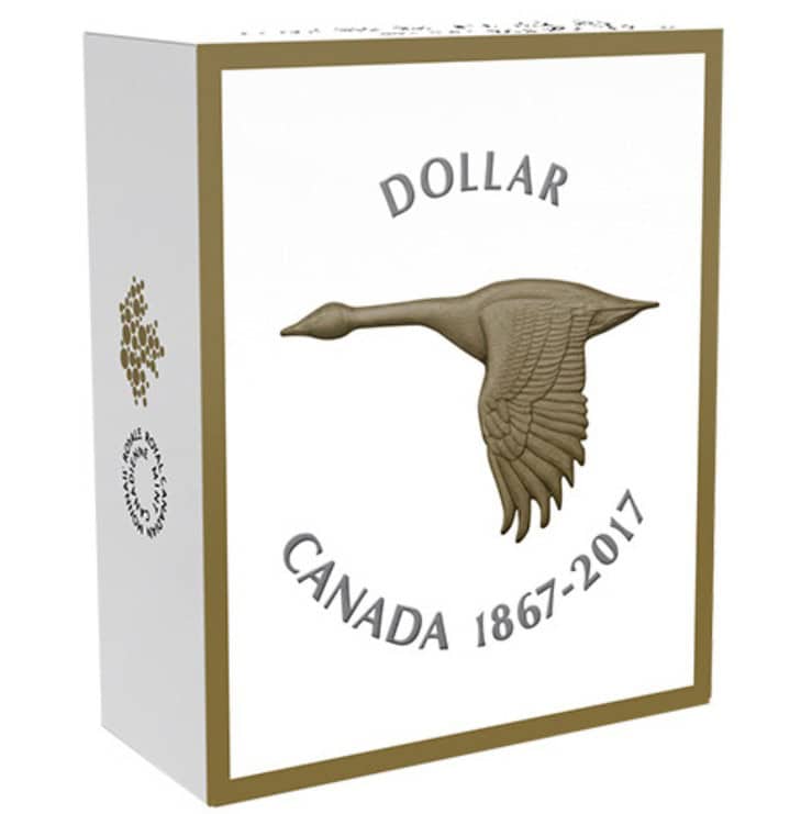 2017 (1867-) $1 Big Coin Series: Goose - 5 oz. Pure Silver Coin