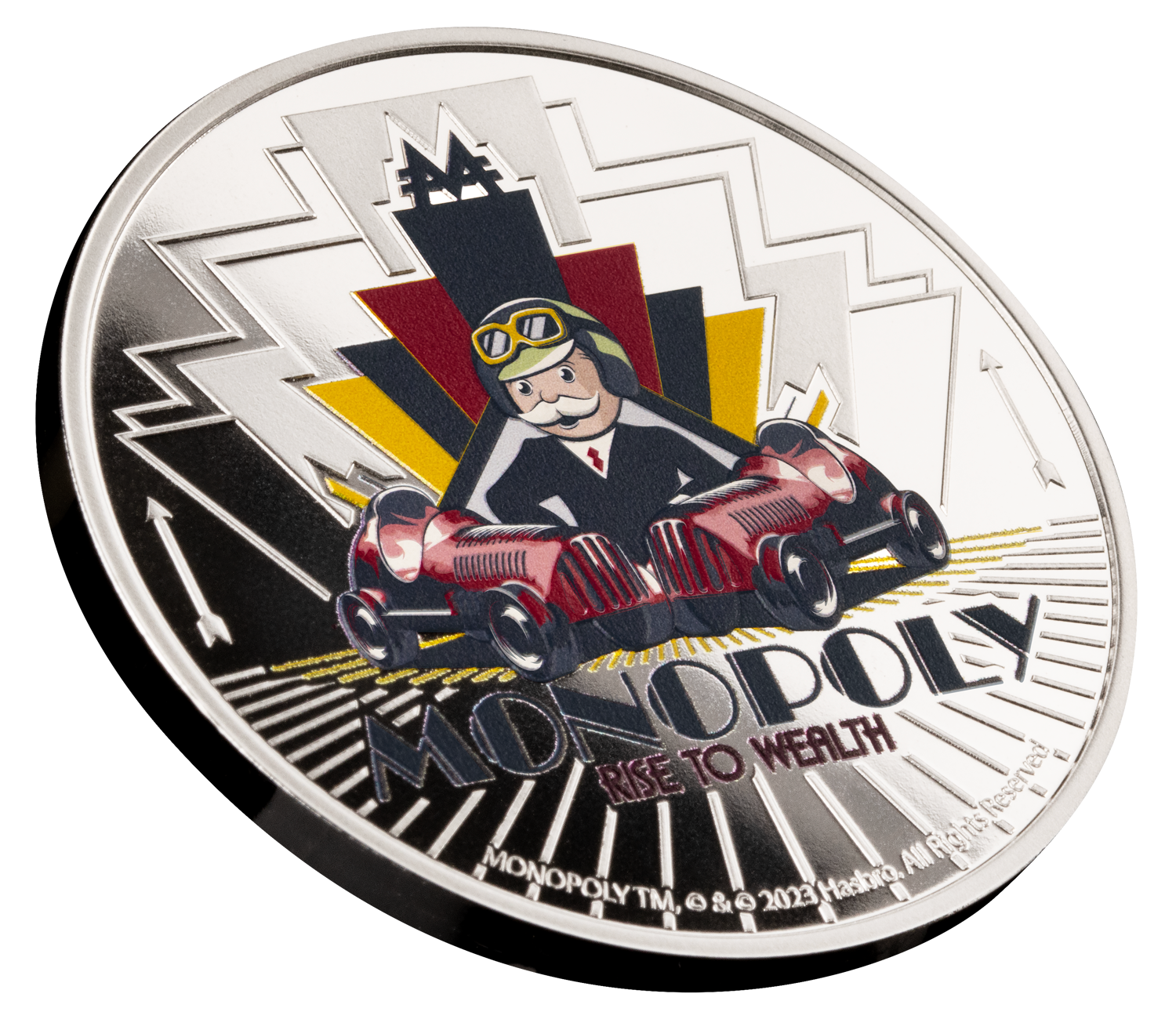 2024 $5 Monopoly: Rise to Wealth - Pure Silver Coin