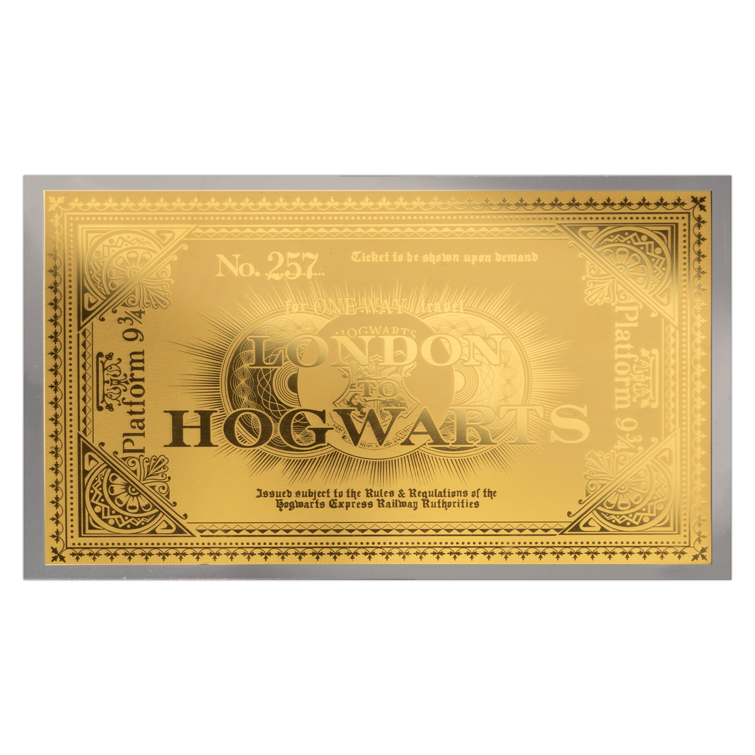 2024 50 Tala Harry Potter - Hogwarts Express Ticket - Pure Gold Coin