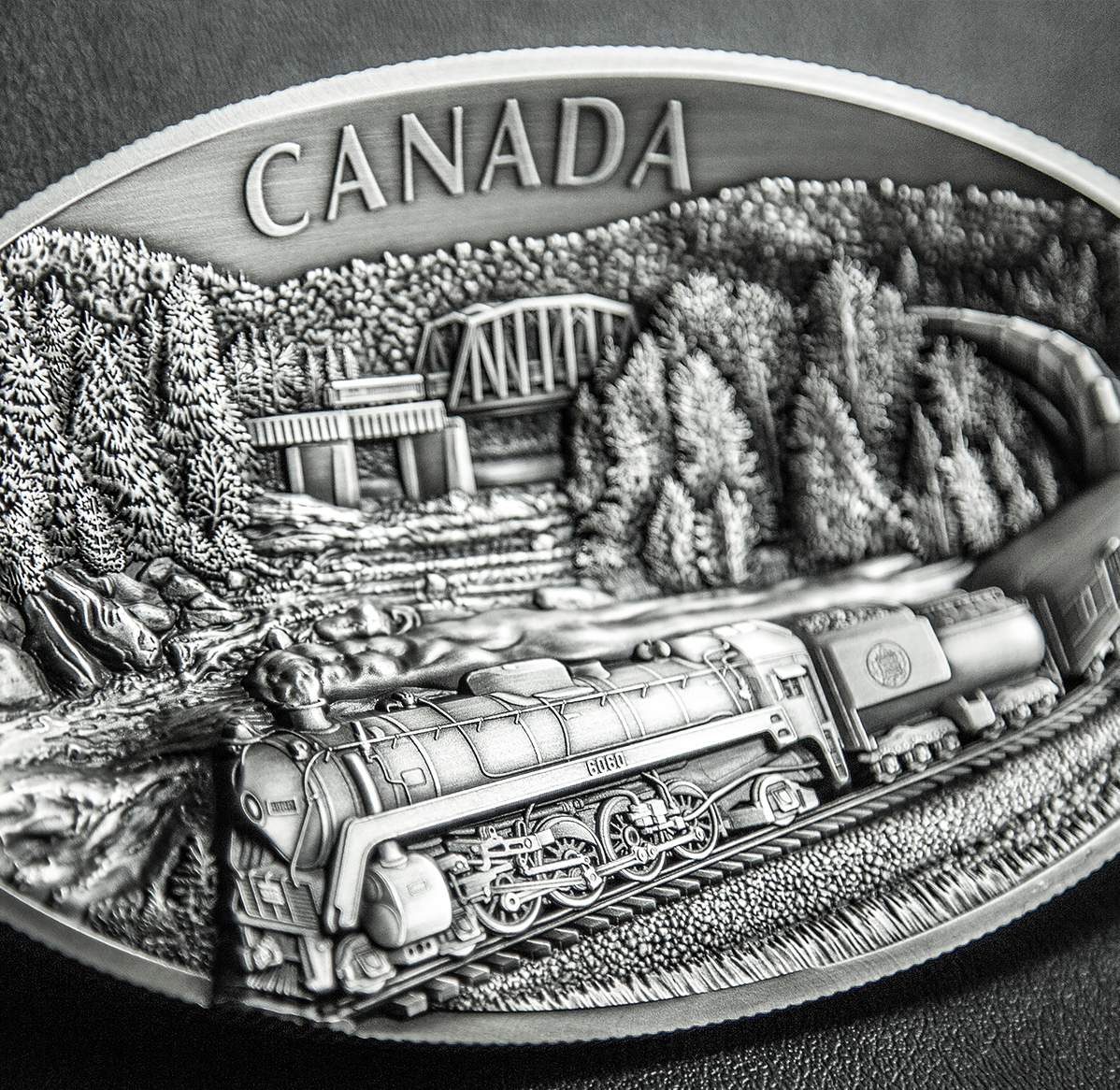 2019 $250 100th Anniversary of CN Rail - Pure Silver Kilo Coin