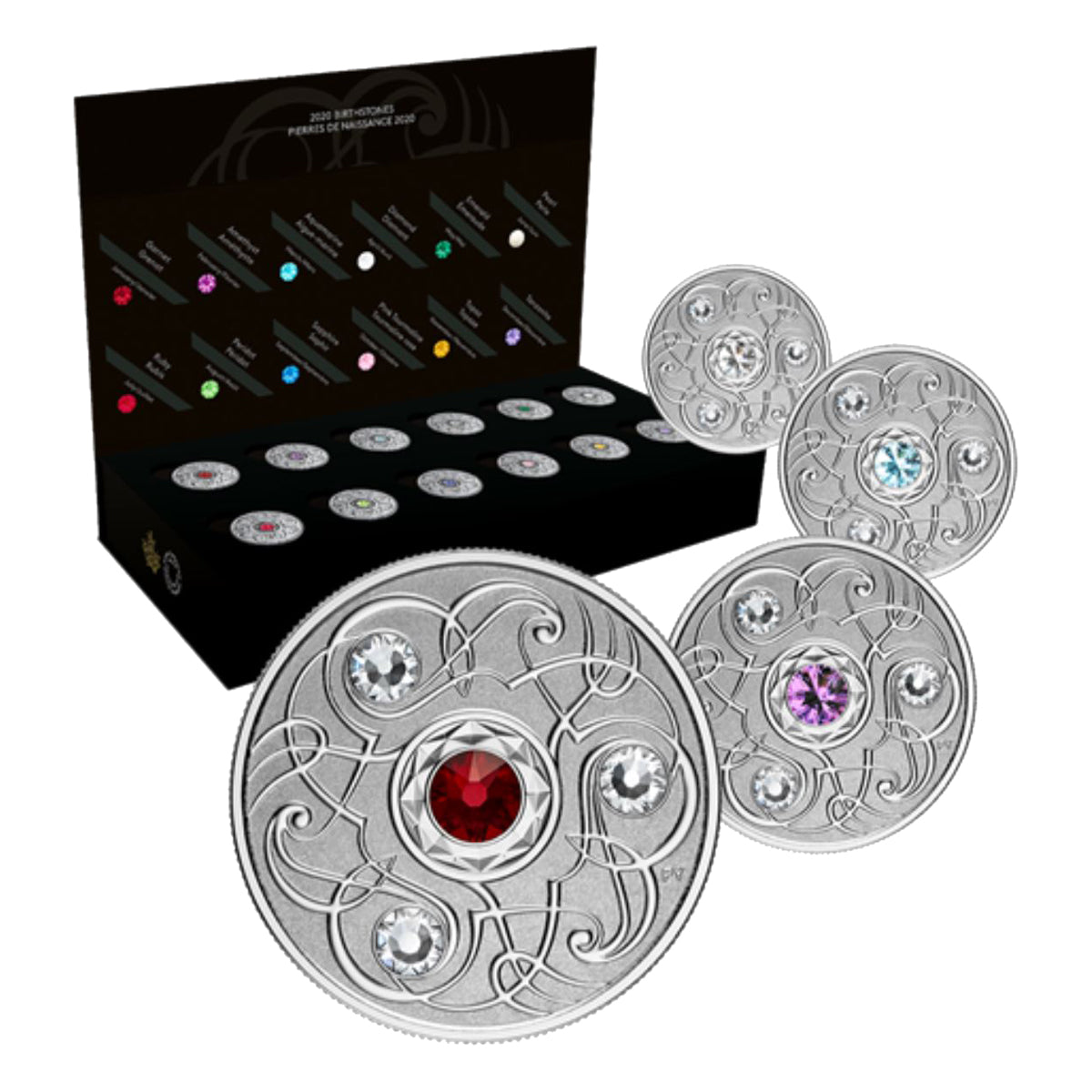 2020 $5 Birthstones - Pure Silver Set