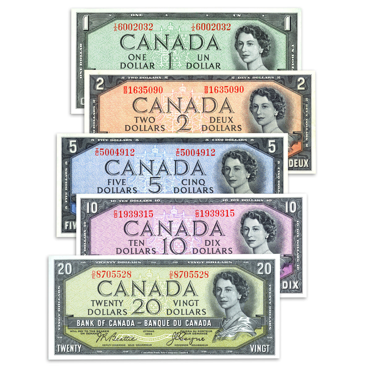 Paper Money Basics - 1954 Devil's Face Series Notes