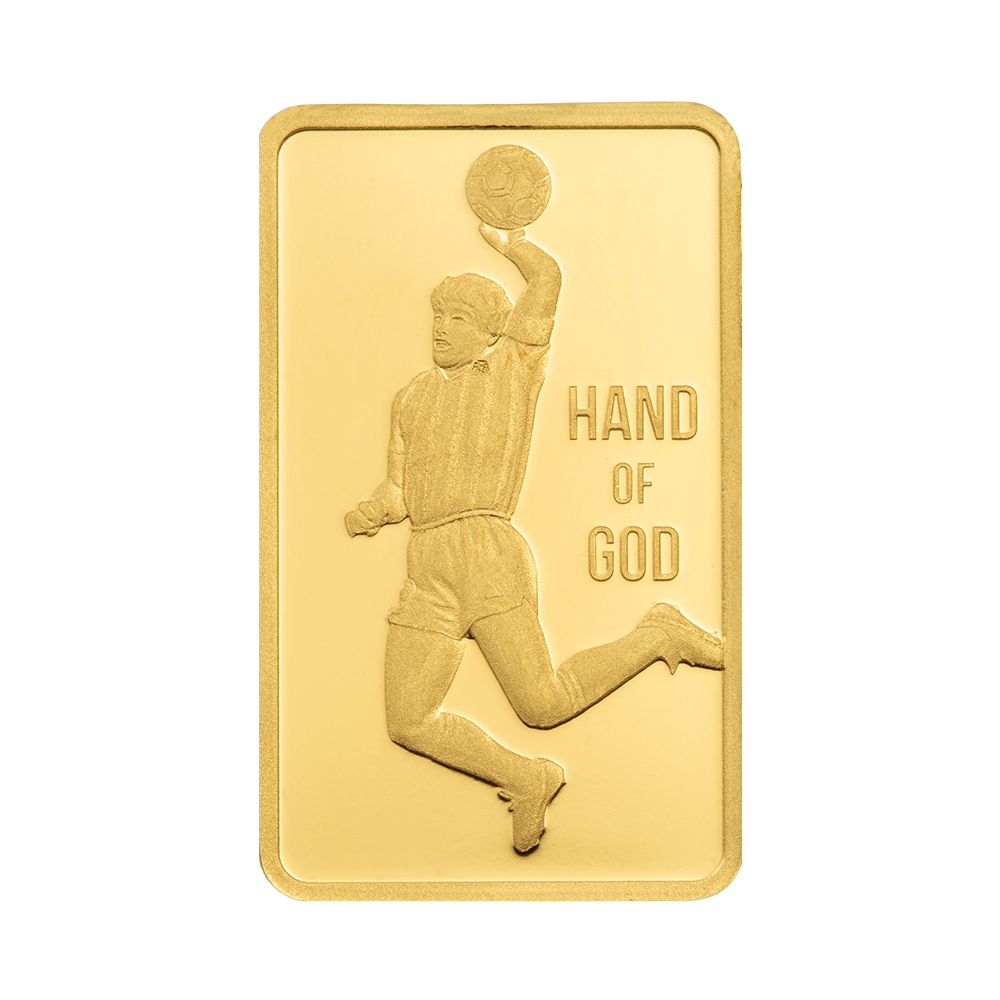 Maradona 1g Pure Gold Bar