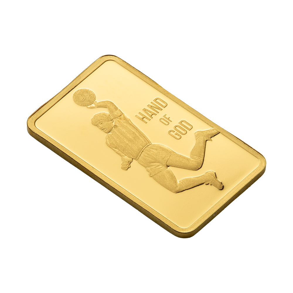 Maradona 1g Pure Gold Bar