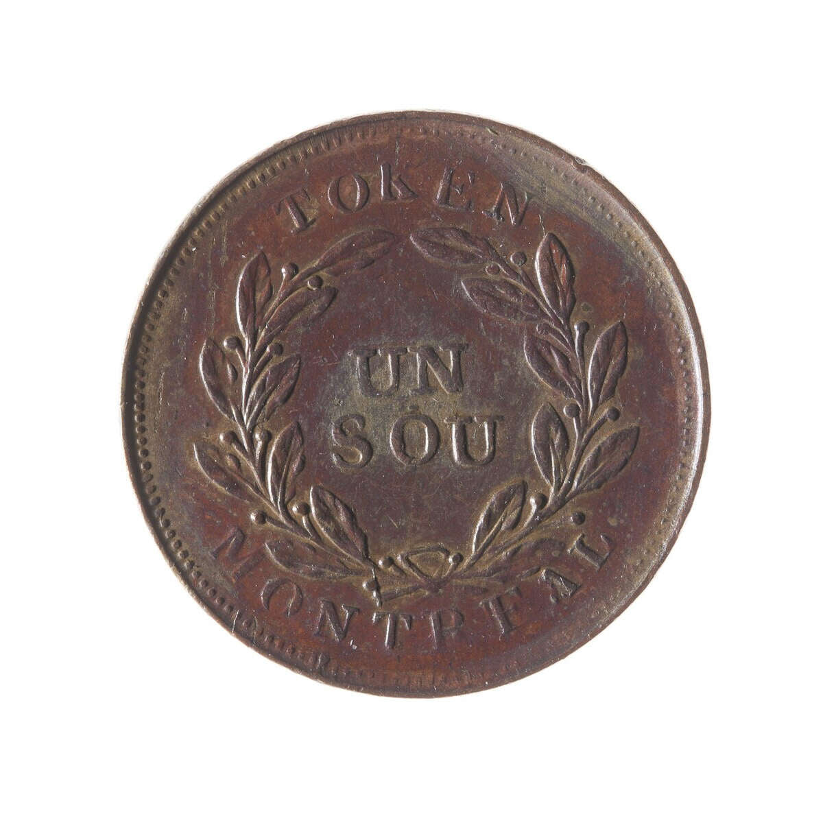 Lower Canada 1 Sou Token LC-31B1 EF-40