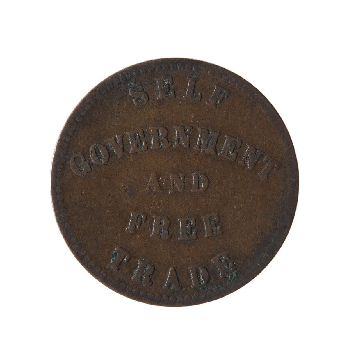 PEI 1 Penny Token 1855 PE-7A1 F-15