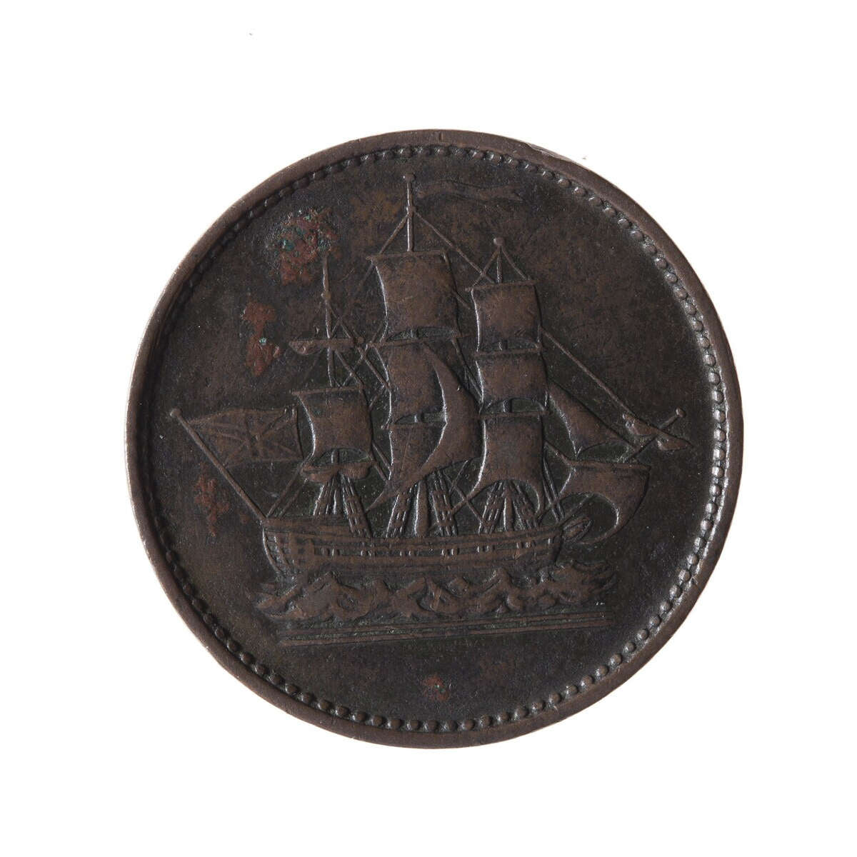 PEI 1/2 Penny Token   PE10-8 VF-35