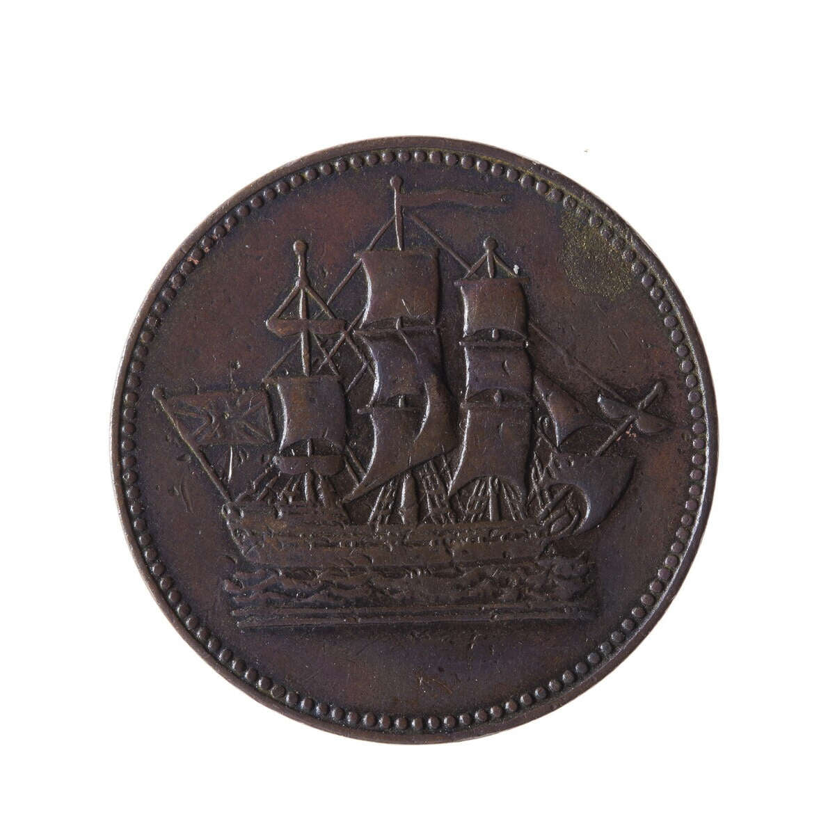 PEI 1/2 Penny Token 1835H PE10-24 EF-40