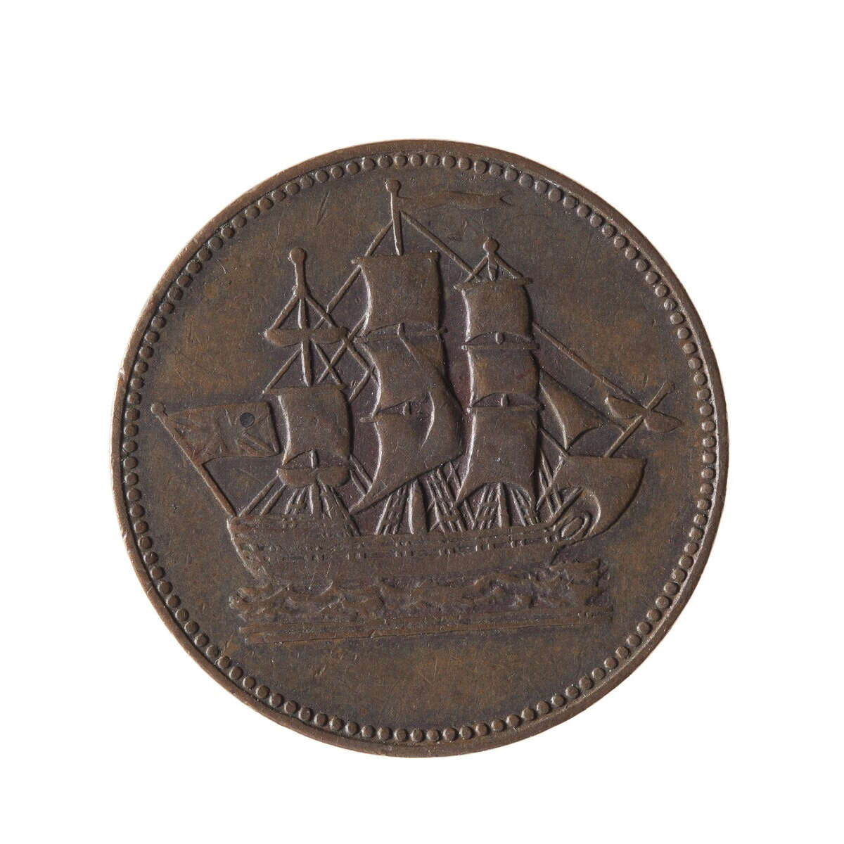 PEI 1/2 Penny Token 1835H PE10-26 VF-35