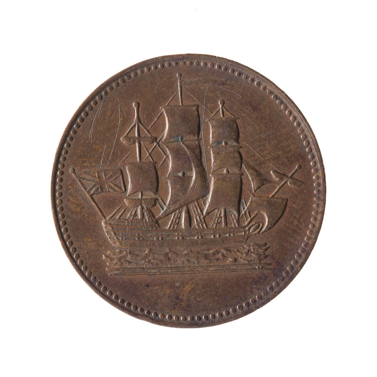 PEI 1/2 Penny Token 1835H PE10-28 VF-35