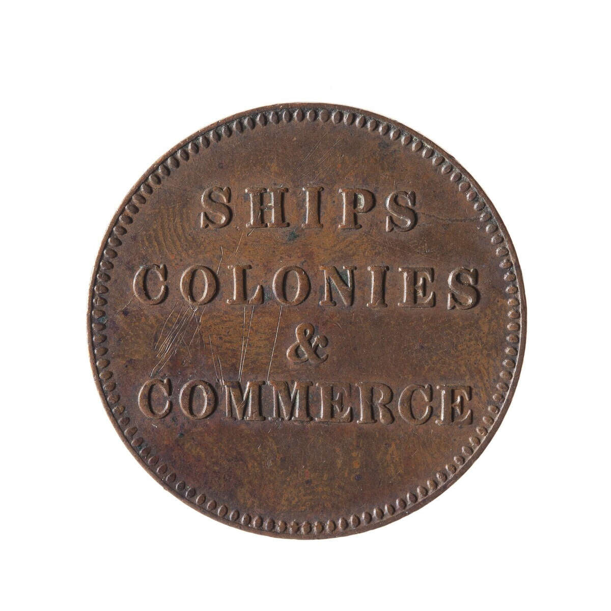 PEI 1/2 Penny Token 1835H PE10-28 VF-35