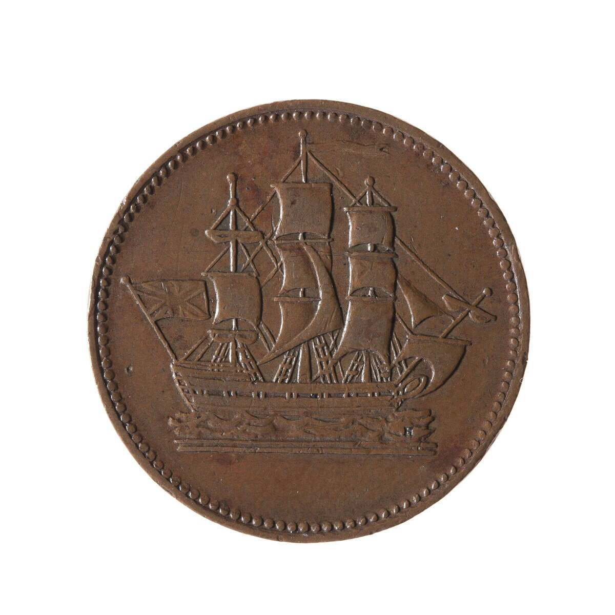 PEI 1/2 Penny Token   PE10-46 EF-40