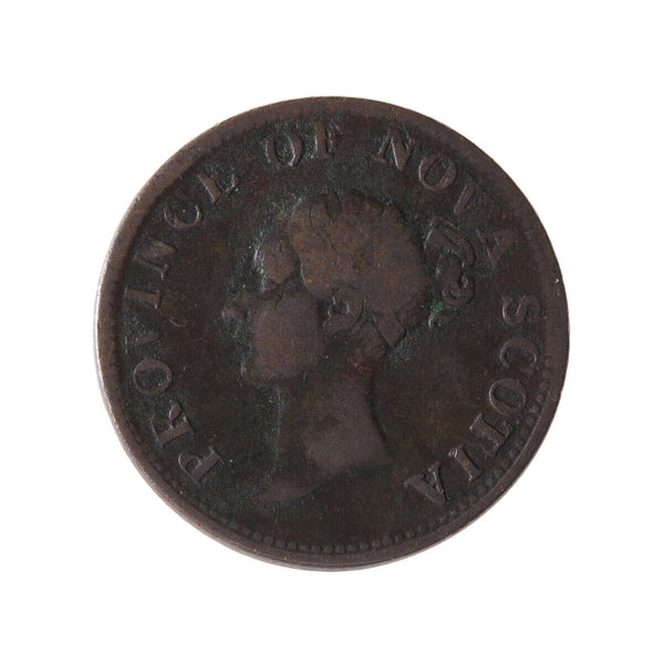 NS 1/2 Penny Token 1840 NS-1E4 VF-20