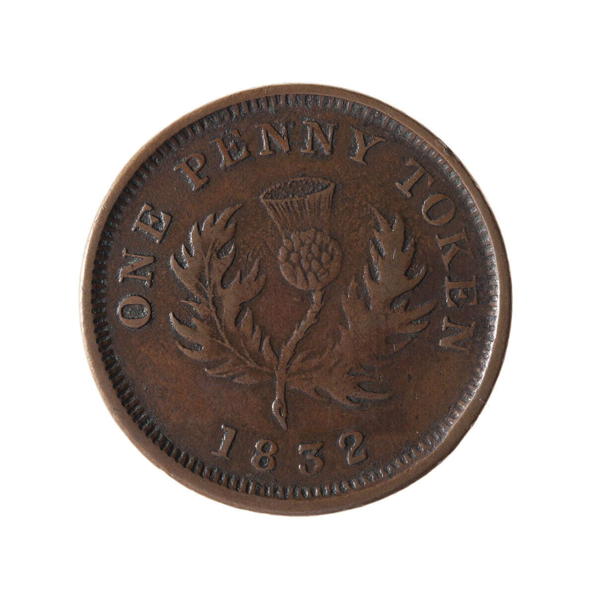 NS 1 Penny Token 1832 NS-4A2 VF-30