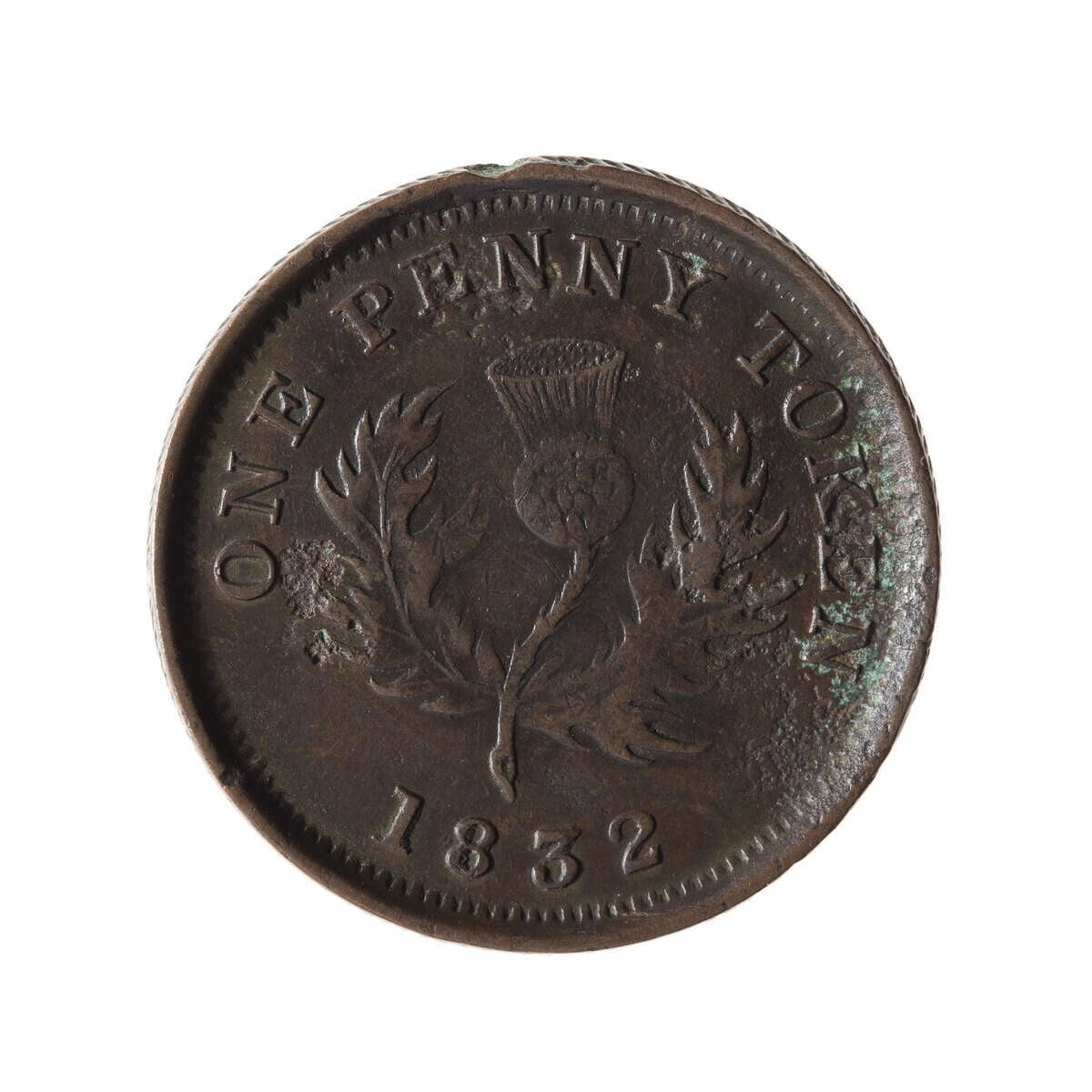 NS 1 Penny Token 1832 NS-4A3 VF-30