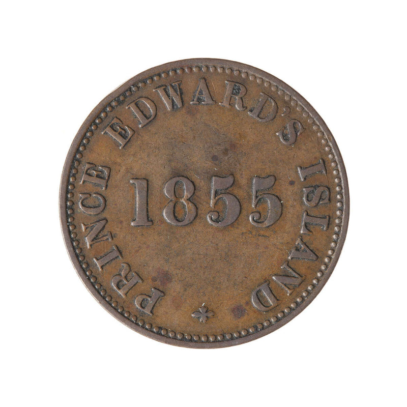 PEI 1 Penny Token 1855 PE-7A1 EF-45