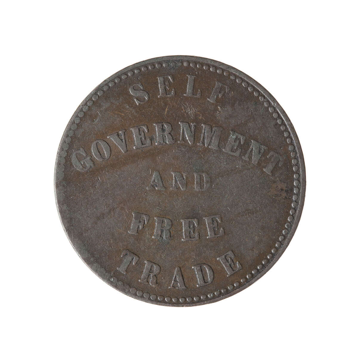 PEI 1 Penny Token 1857 PE-7C4 F-15