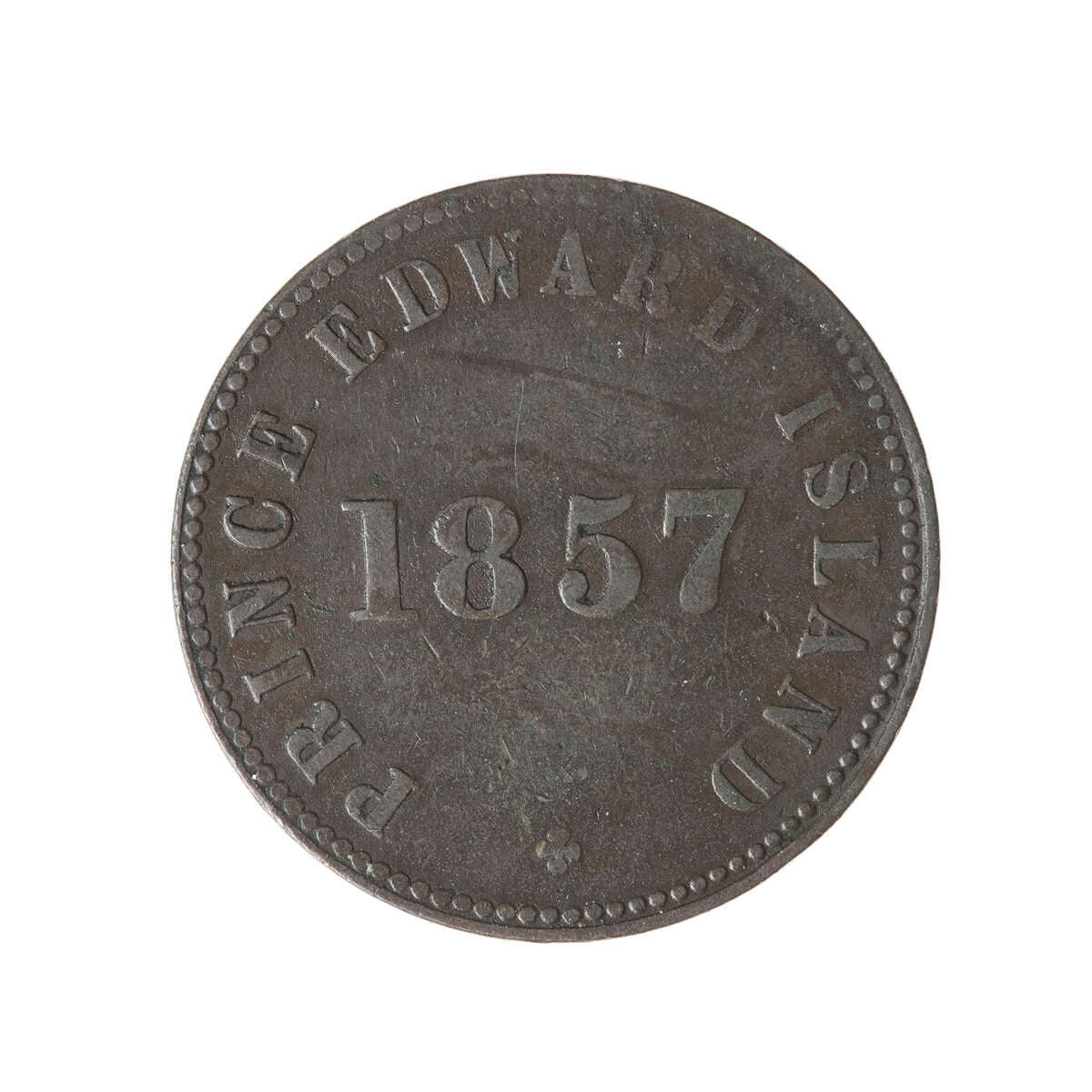 PEI 1 Penny Token 1857 PE-7C4 F-15