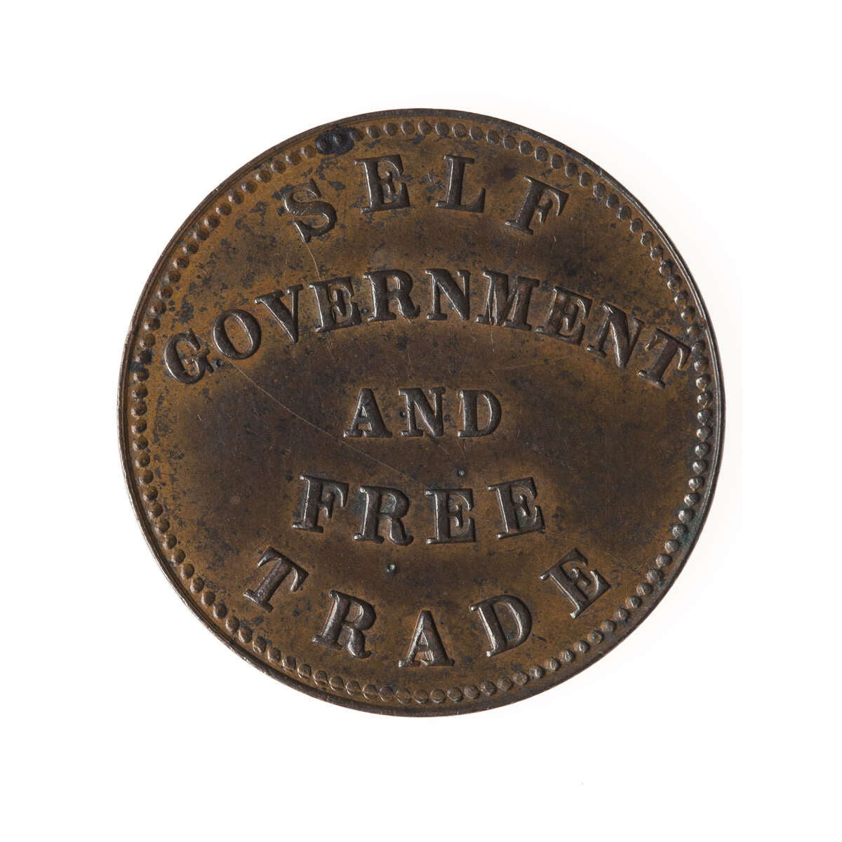 PEI 1 Penny Token 1855 PE-7A1 EF-40