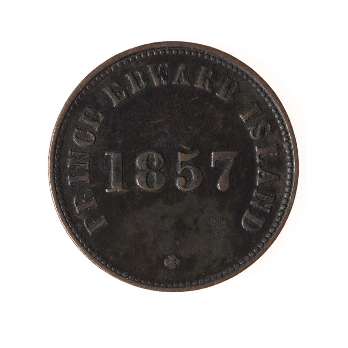 PEI 1 Penny Token 1857 PE-7C1 F-15