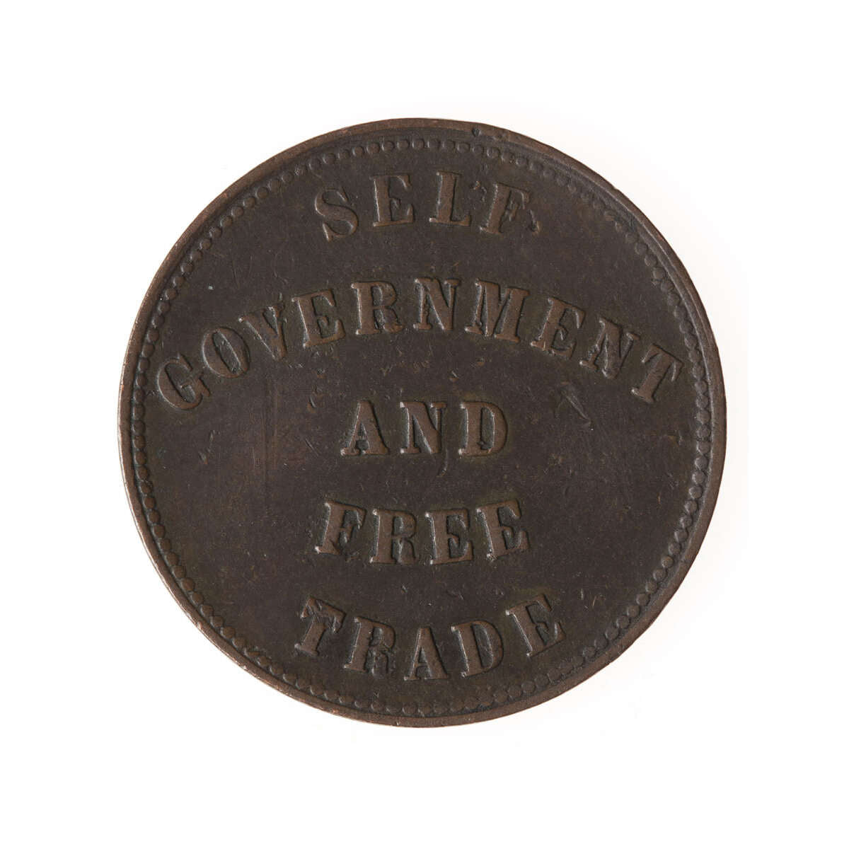 PEI 1 Penny Token 1857 PE-7C1 F-15