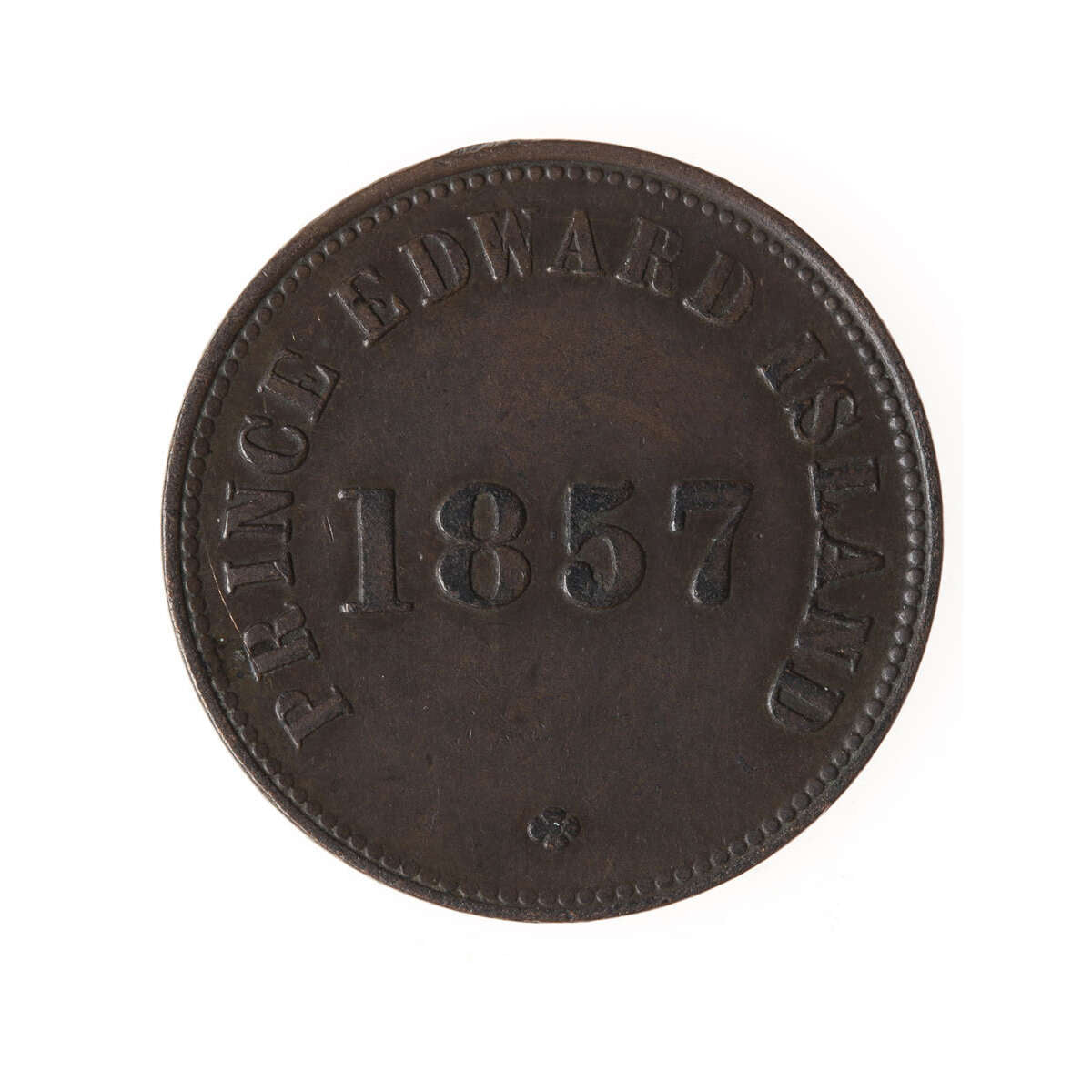 PEI 1 Penny Token 1857 PE-7C1 F-15