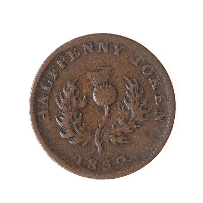 NS 1/2 Penny Token 1832 NS-3A1 F-15