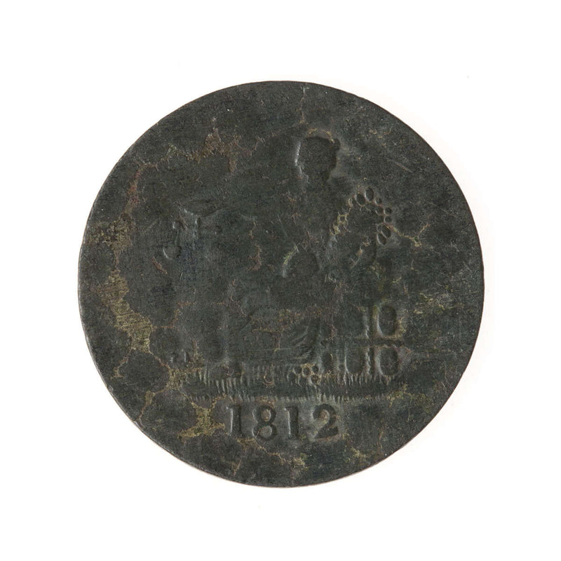 Lower Canada 1/2 Penny Token 1812 LC-48C3 F-15