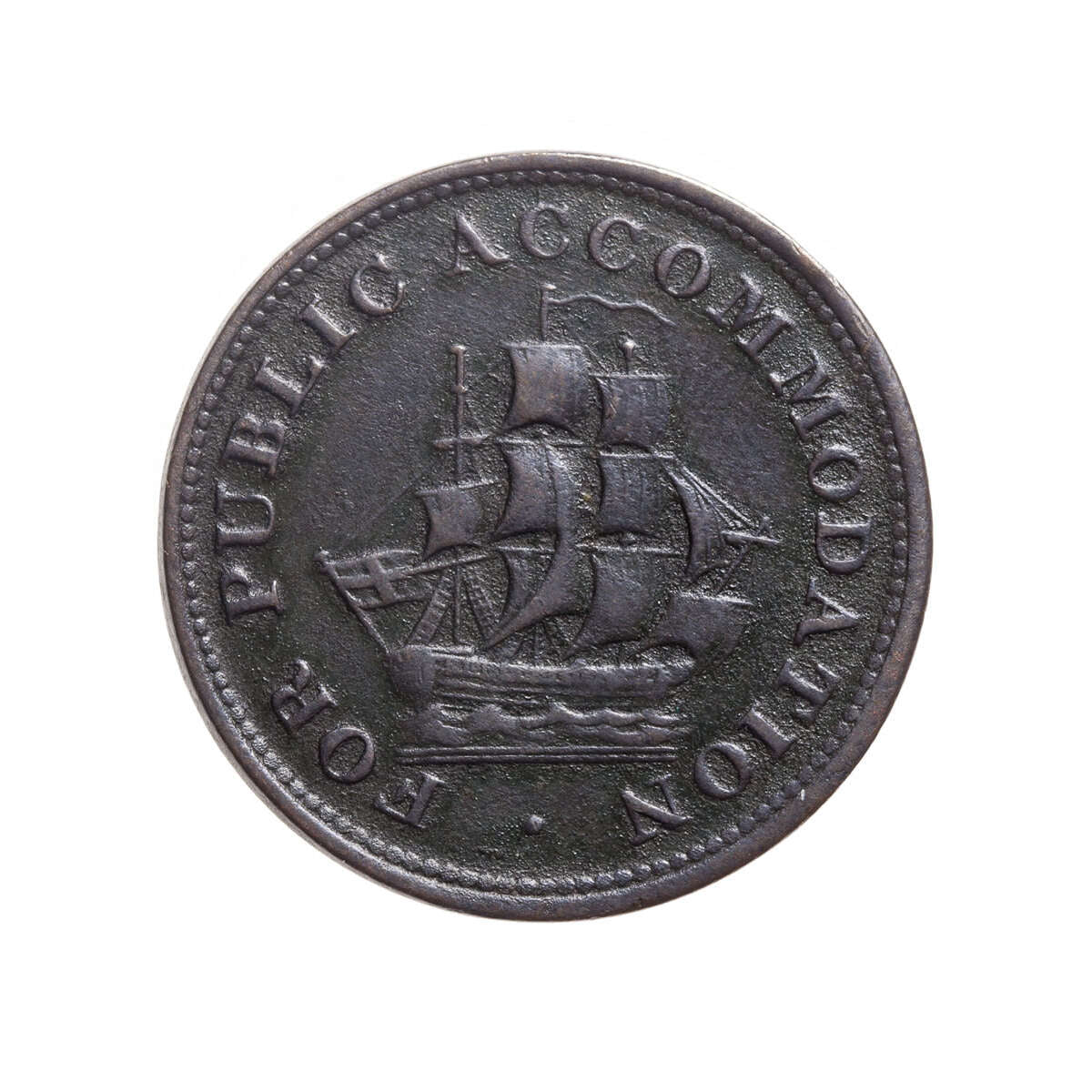 Lower Canada Token 1830 LC-14B AU-55