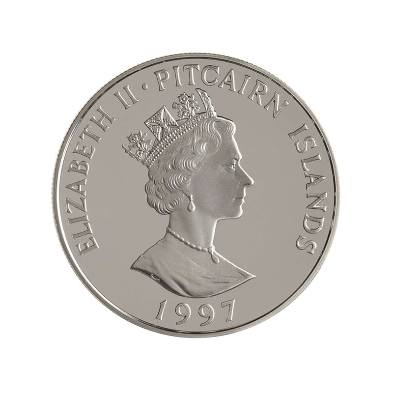 Pitcairn Islands 10 Dollars 1997 Elizabeth II Silver Proof