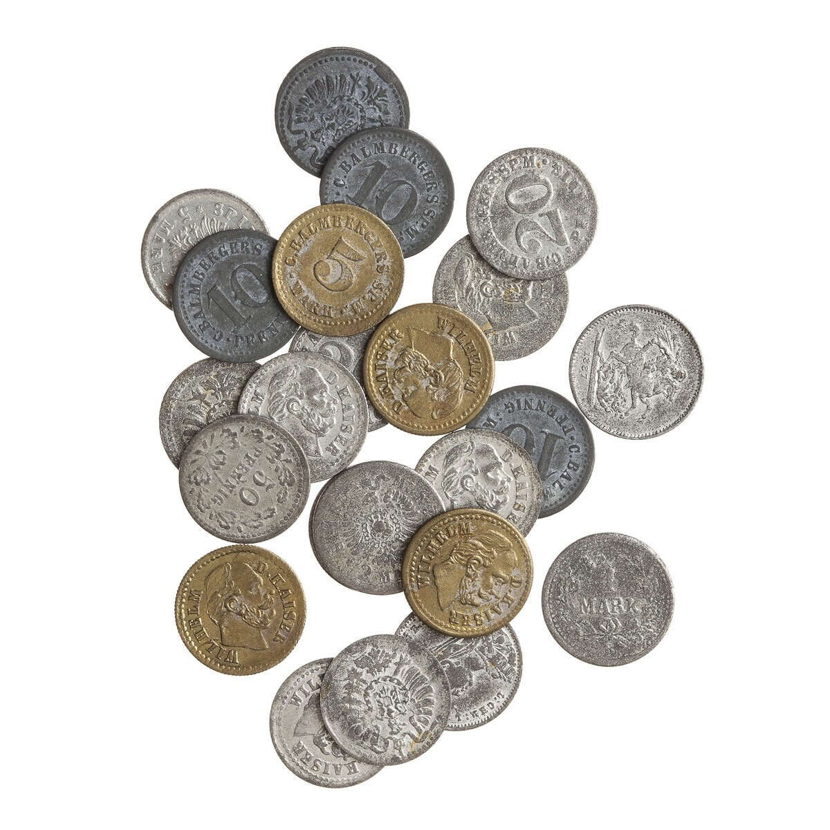 Group of 23 Model coins from 1890