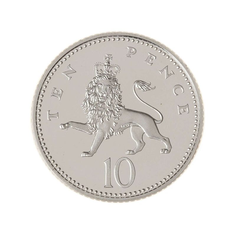 Great Britain 1992 Silver Proof Piedfort Ten Pence Coin PR-63