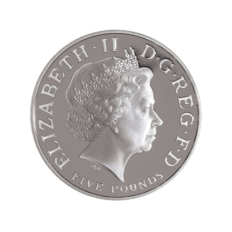 Great Britain 5 Pounds 2002 Elizabeth II Silver Proof